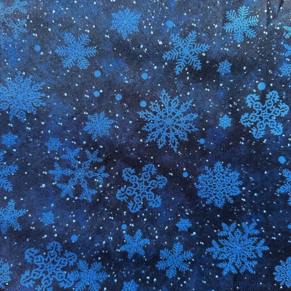 furoshiki flocon bleu