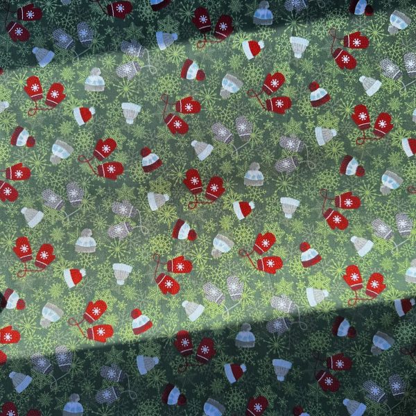 furoshiki mitaines rouges