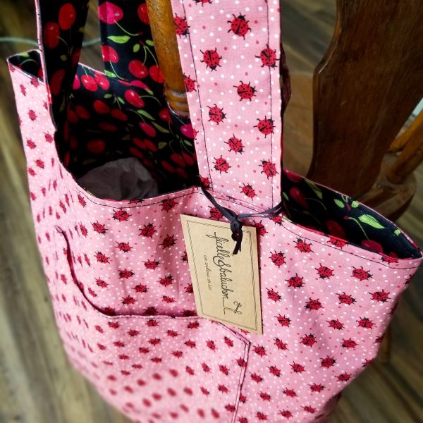 reversible tote bag