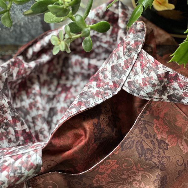 sac fourre-tout carreauté