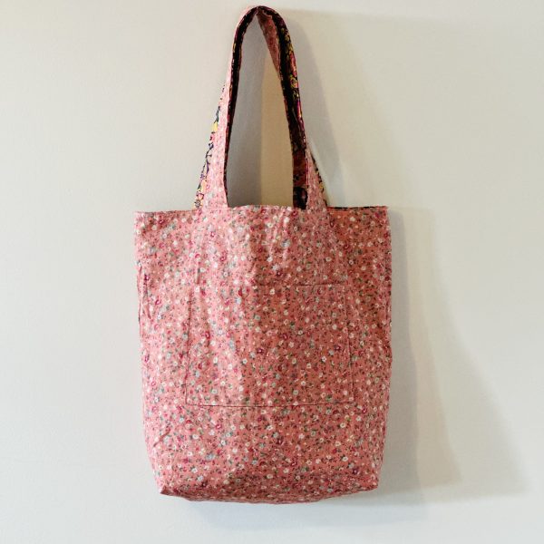 sac fleuri vintage